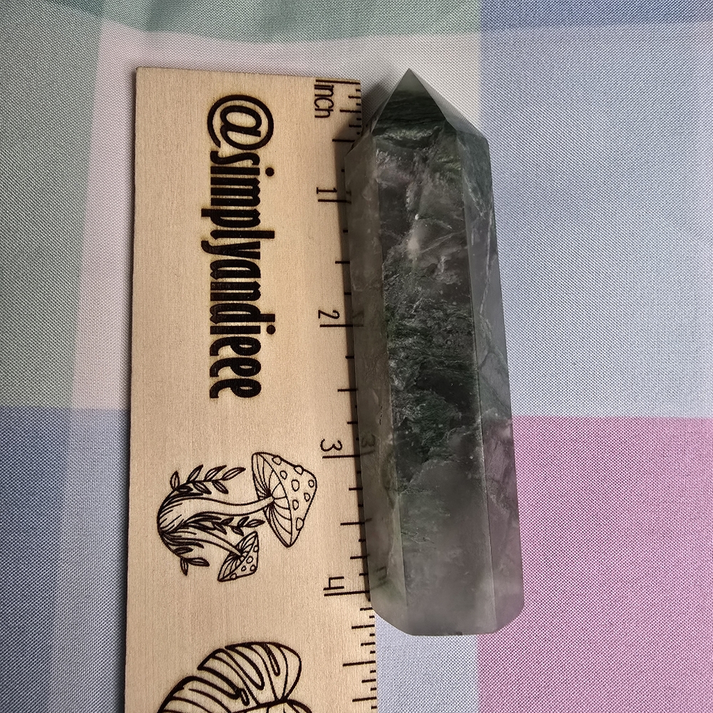 African Jade Tower Crystal Point D